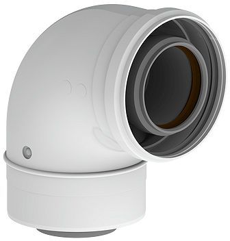 CONCENTRISCHE BOCHT PP 90° 100/150MM REMEHA