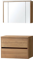 MEUBLE CHENE MASSIF 90CM POUR A POSER AVEC ARMOIRE TOILETTE