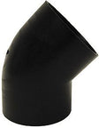 Pe elleboog Geberit 45° 125MM