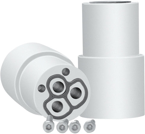 Verlengstuk +35MM voor 4GATS Badkraan nobili mat wit, kranen & mengkranen — SKU DESCO-177588