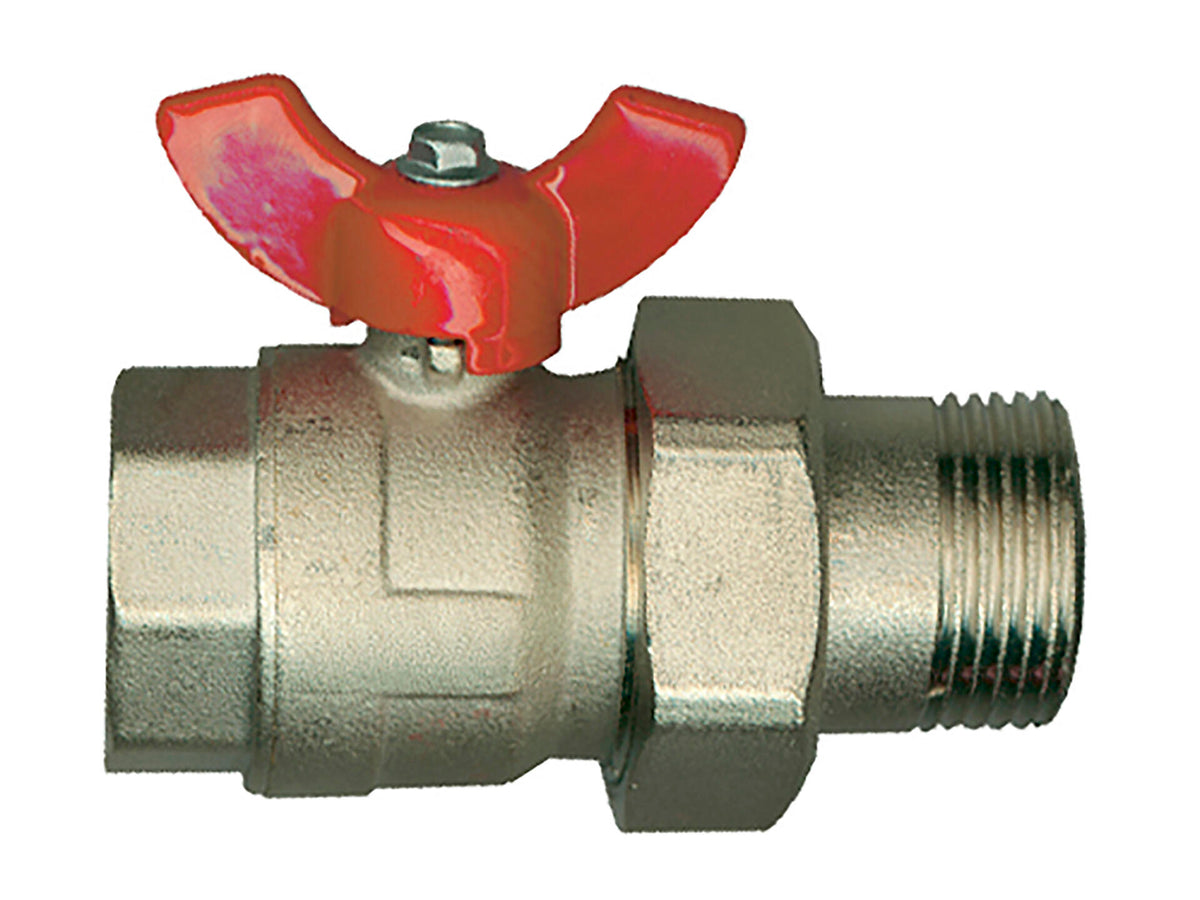 Saninstal kogelkraan MF 4/4"