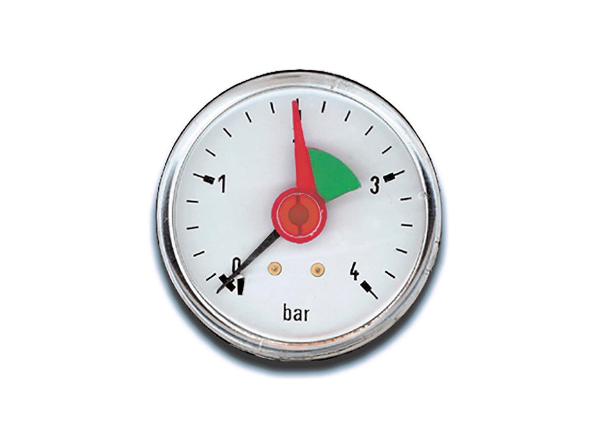 Saninstal manometer axiaal voor CV 1/4"