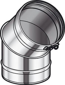 INOX ENKELW BOCHT 45GR CONDENSOR POUJOULAT 200MM
