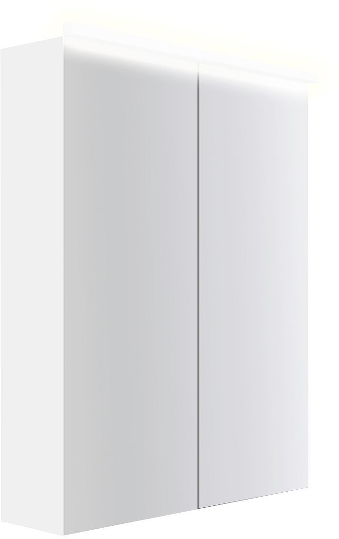 Spiegelkast COFFEE 2 deuren 600MM 4250K mat wit