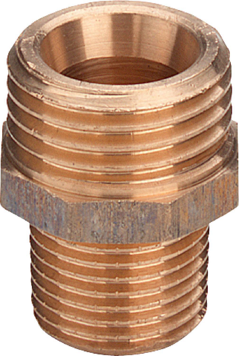 Bronzen reductie nippel 4/4"-1/2"MM Viega