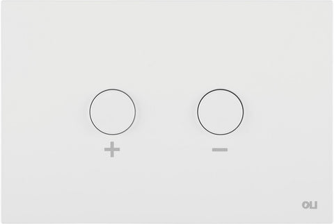 DUWPLAAT 2-TOETS BLINK WIT + OMBOUWSET