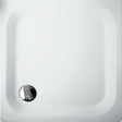 Tub plaatstaal super vlak bette 100-100-2,5 wit