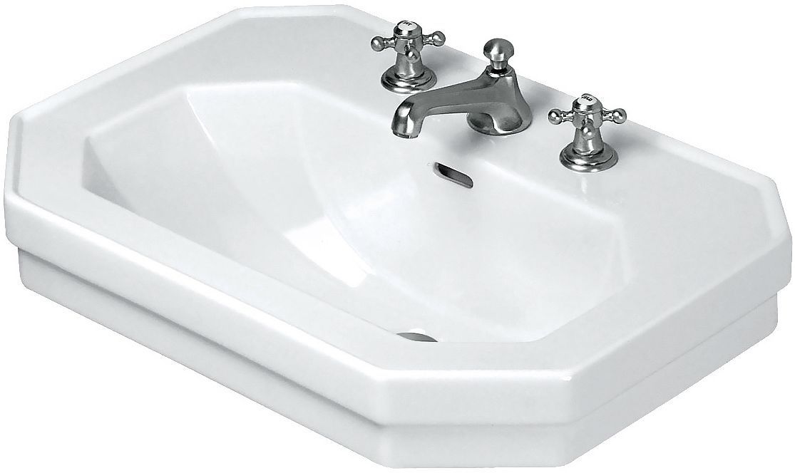 Lavabo 1930 Duravit 70CM wit, wastafels — SKU DESCO-35323