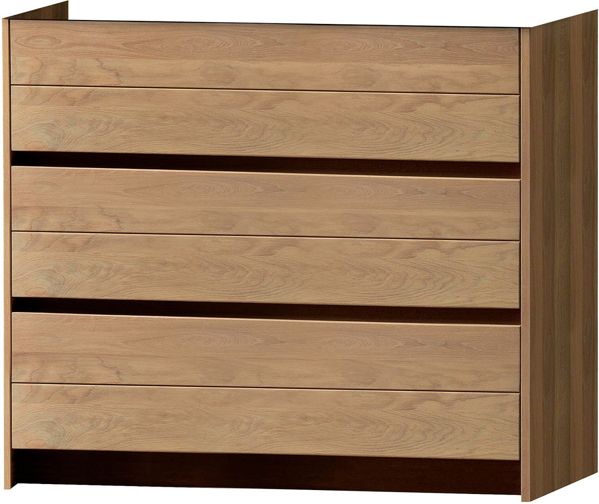 Onderbouw Molto 3 laden staand 120CM massif eik