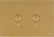 PLAQUE DE COMMANDE 2-TOUCHES BLINK PNEUMATIQUE BRUSHED GOLD + SET DE TRANSFORMATION
