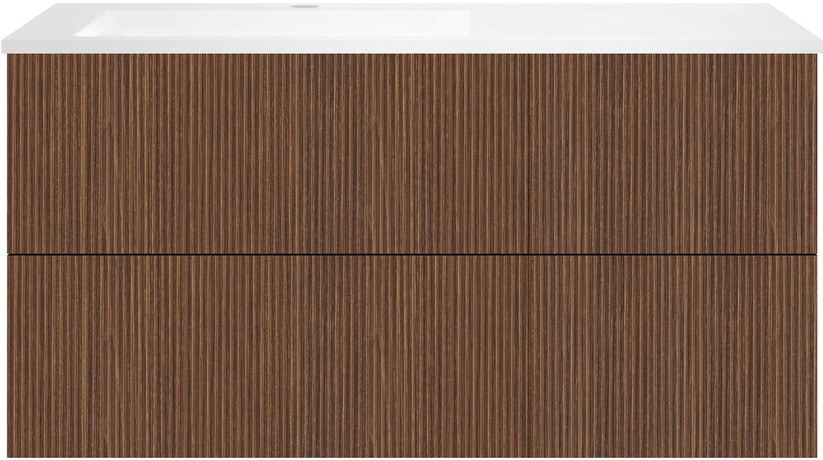 ONDERBOUW COFFEE 4 LADES 120 NOTELAAR  SMARTLINE+WASTAFEL LINKS KUNSTMARMER MAT WIT