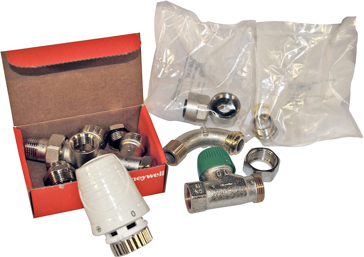 1-PIJPSCOMBINATIE THERM.HONEYWELL HAAKS+ELLEBOOG 1/2"