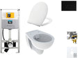 WALLFIX OLI HANGWC BASTIA RIMFREE PRESSALIT T SOFT-CLOSE + LIFT-OFF BLINK ZWART