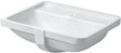 VASQUE A SOUS ENCASTRER STARCK 3 DURAVIT 490X365MM +TROU ROBINET/TROP-PLEIN BLANC