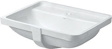 VASQUE A SOUS ENCASTRER STARCK 3 DURAVIT 490X365MM +TROU ROBINET/TROP-PLEIN BLANC