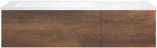ONDERBOUW COFFEE 2 LADES 120 EIK.DEC.ROEST+WASTAFEL LINKS KUNSTMARMER MAT WIT
