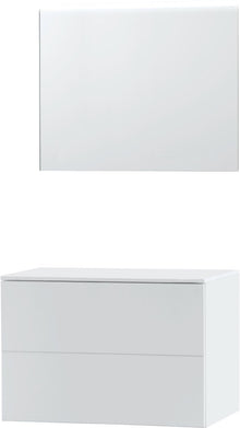 MEUBLE PURO SOLO BLANC 90 SOLID A POSER MIROIR