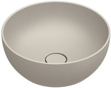 Opbouwlavabo Green catalano cataglaze+ diameter 40 H15 zonder overloop sabbia satinato