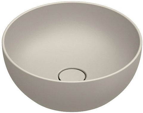 Opbouwlavabo Green catalano cataglaze+ diameter 40 H15 zonder overloop sabbia satinato