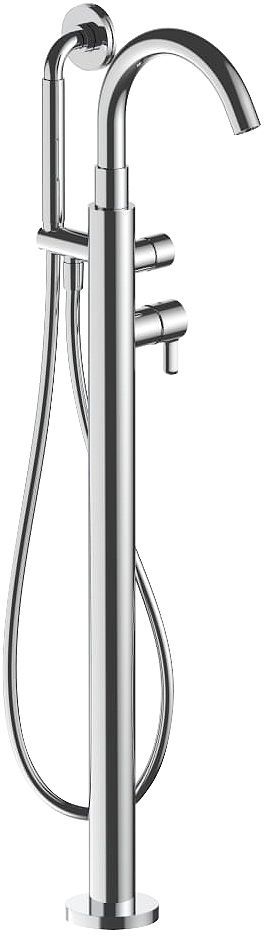 1GREEP Mengkraan bad vrij icona classic fantini+handdouche zonder inbouwdeel chroom