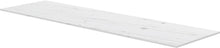 TABLET KERAMISCH MARMER PURO B180 H1,2 1AFVOERGAT/KRAANGAT RECHTS WHITE CALACATTA