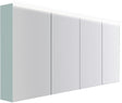 SPIEGELKAST COFFEE 4 DEUREN 1800MM 4250K IJSBLAUW ZACHT MAT
