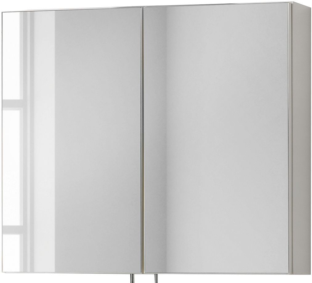Spiegelkast bizzy 2 deuren 80CM wit