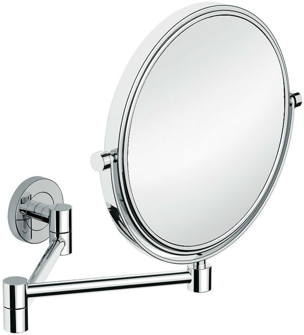 Vergrootspiegel 3X 2-ARMIG hold o(n) chroom