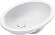 VASQUE A SOUS ENCASTRE ITALY CATALANO CATAGLAZE+ 57X42CM SANS PLAGE ROBINET +TROP-PLEIN BLANC