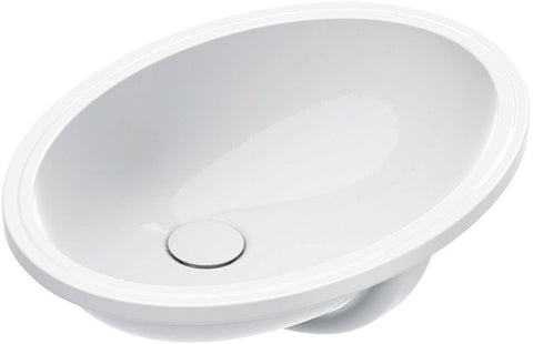 Onderbouw lavabo italy catalano cataglaze+ 57X42CM zonder kraanvlak+ overloop wit
