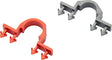Tackernagels rautac 10 voor buis 14-17MM rehau doos 450ST
