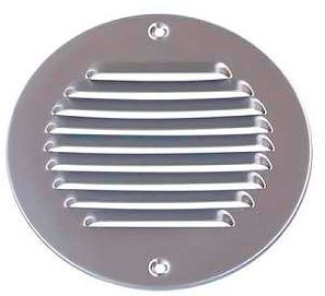 Ronde rooster Alu wit 1-R175W