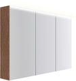 Spiegelkast COFFEE 3 deuren 1200MM 4250K notelaar Decor Smartline