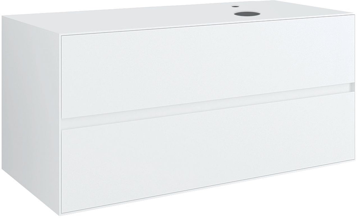 ONDERBOUW 2LADES+TABLET VOOR OPBOUWLAVABO RECHTS TENSO 120CM +KRAANGAT WIT