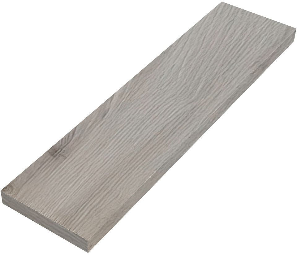 Wandtablet COFFEE 150X600X19MM tot 7KG eik Zilver