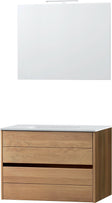 Meubel combo massif eik natuur 90 Solid spiegel