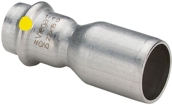 Reductie Mf 35-22MM sanpress inox gas Viega