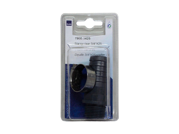 Scala slangpilaren met inox spanband 3/4"x25