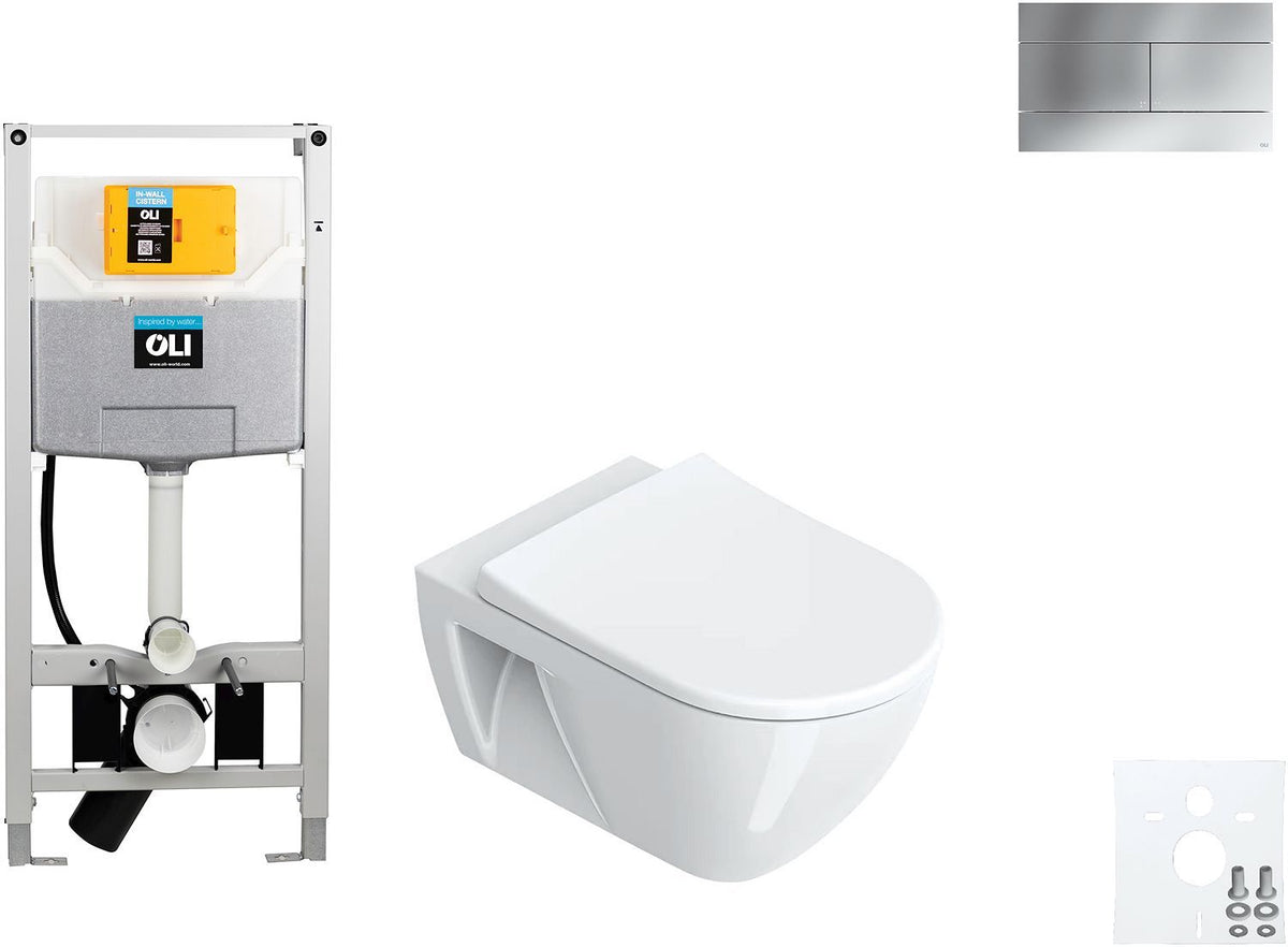 WALLFIX OLI HANGWC SFERA ECO CATALANO HEAVY SEAT SLIM MAT CHROOM