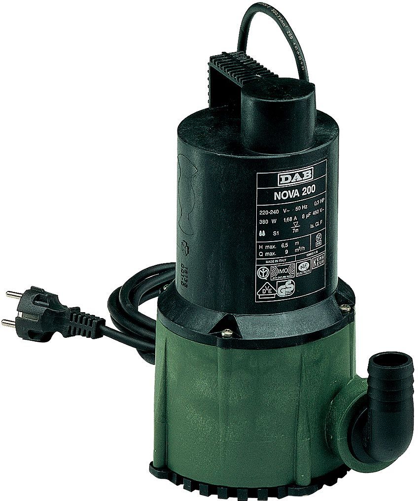 Kelderpomp Dab Nova 200M-NA, dompelpomp voor kelder — SKU DESCO-18202