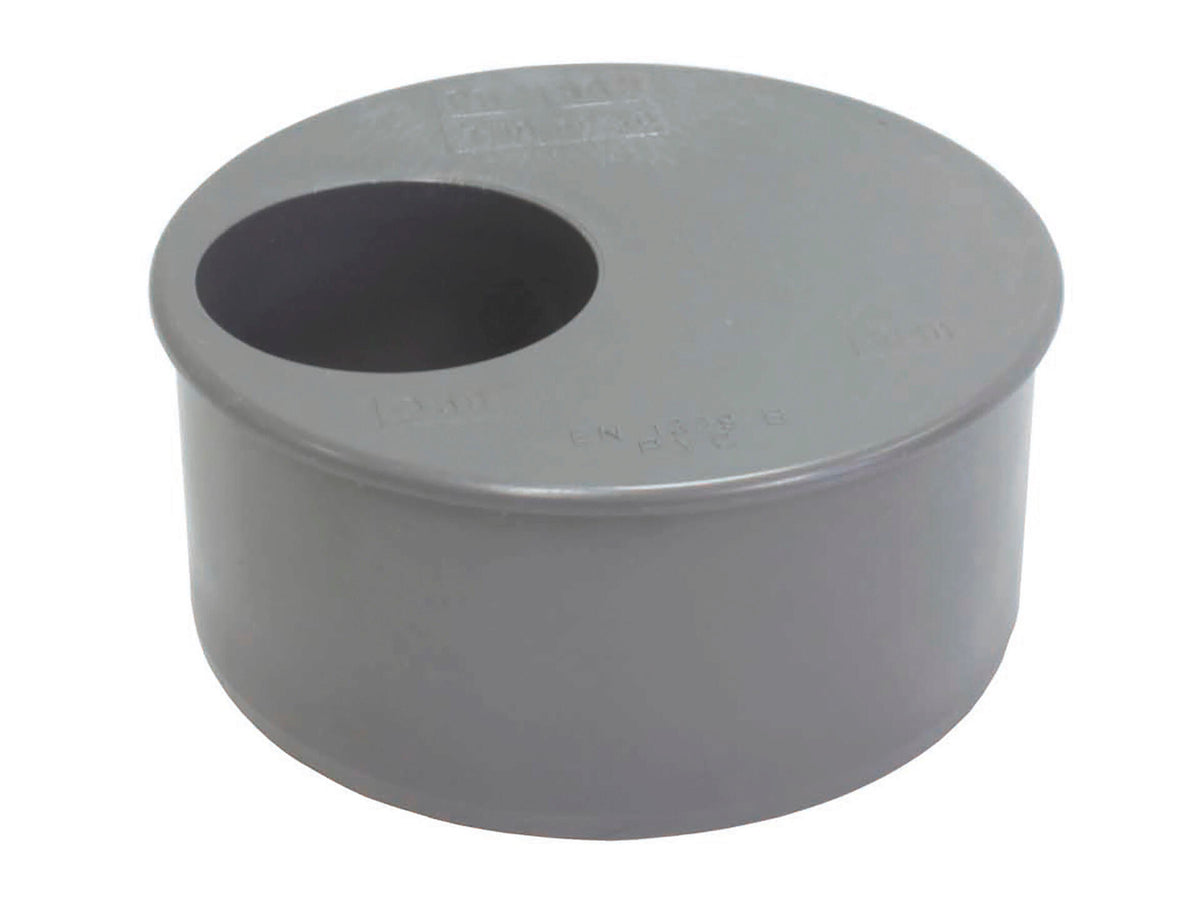 Scala Verloopring mofspie 110mm/50mm rubber grijs