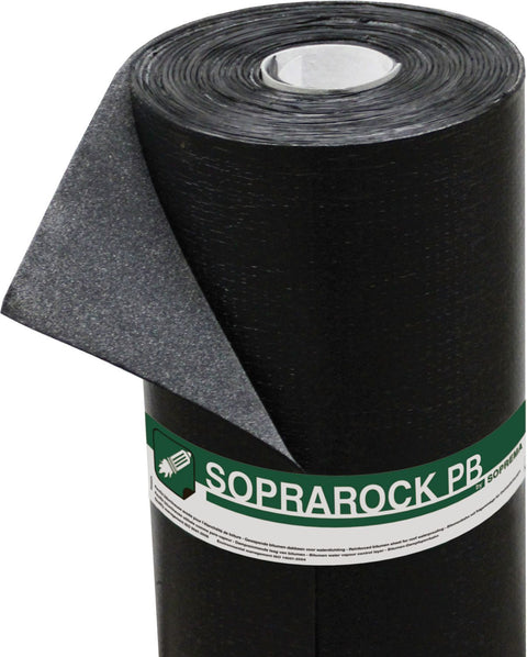 Dampscherm soprarock PB P3 t/f polyester K180 10M om te branden of te nagelen op houten dak