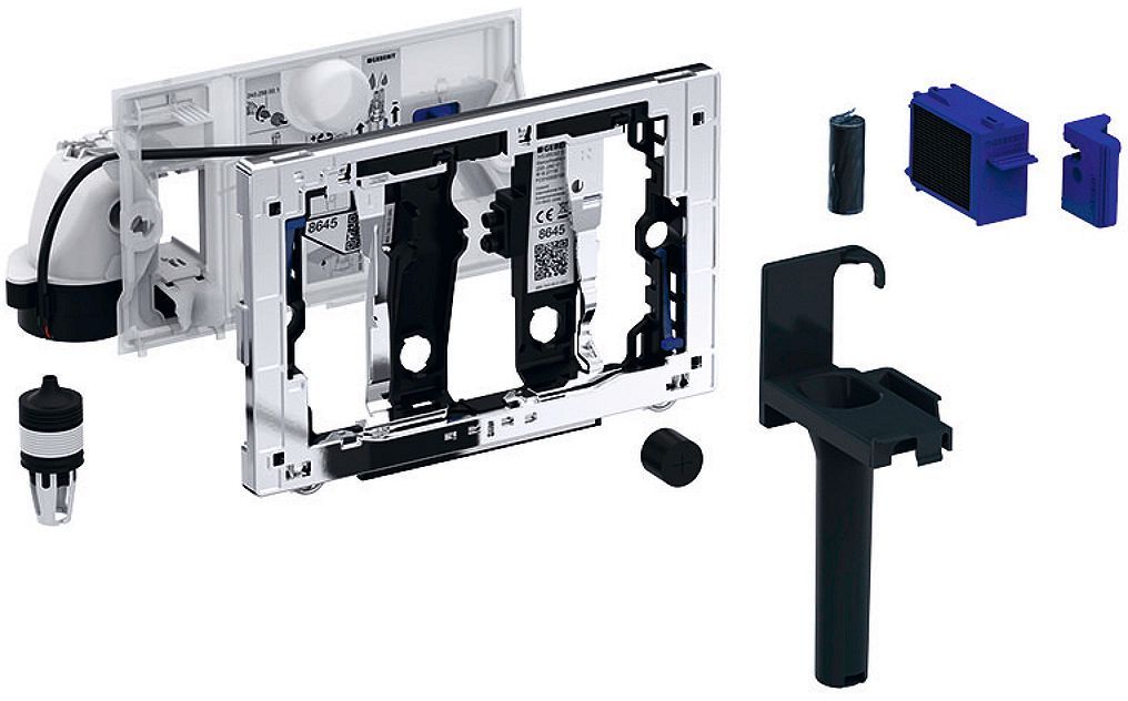 Automatische module chroom DuoFresh Geberit, inbouwreservoirs — SKU DESCO-163648