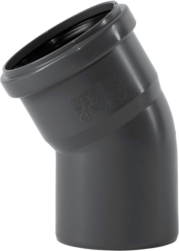 Elleboog 30° Mf 75MM Pp HT-Safe Ostendorf