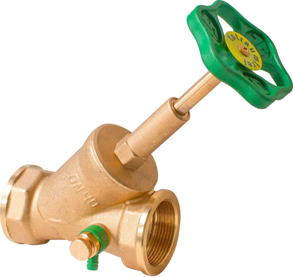 ROBINET D'ARRET FILETE POUR PURGEUR LAITON 6/4"FF