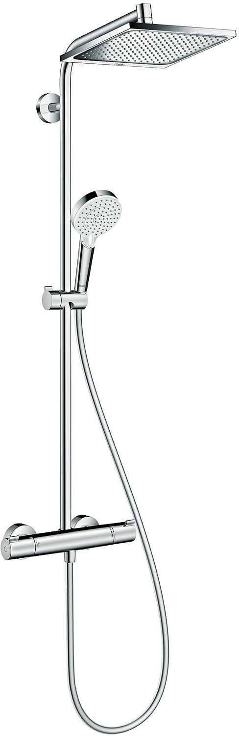 Douchezuil+ thermostaat Crometta E240 1JET Hansgrohe chroom