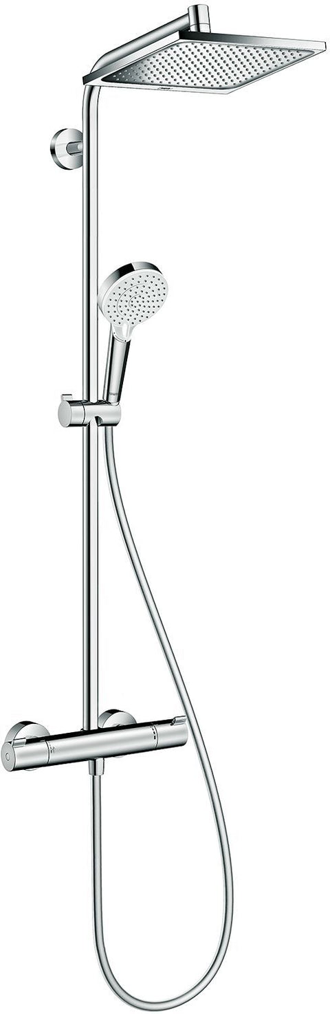 Douchezuil+ thermostaat Crometta E240 1JET Hansgrohe chroom