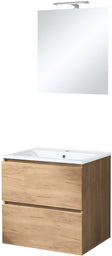 MEUBEL ICE SOLO SPIEGEL MET VERLICHTING 60CM EIK GRIJS