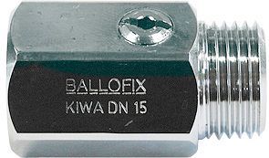 BALLOFIX BOLKRAAN RECHT 1/2"M-1/2"F CHR