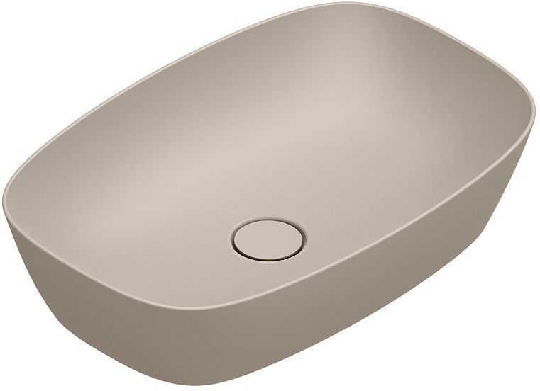 Opbouwlavabo alvea catalano cataglaze+ 60X40 H14 zonder overloop seta satinato